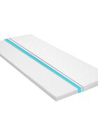 vidaXL Топ матрак 100x200 см ядро от студена пяна 6 см