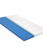 vidaXL Топ матрак 80x200 см виско мемори пяна 6 см