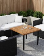 vidaXL Топ за маса 485 x 49 x 2 см Правоъгълна Солидно акациево дърво