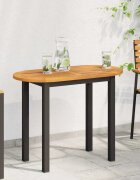 vidaXL Топ за маса Натурален маслен 90 x 45 x 2 см