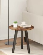 vidaXL Топ за маса Ø 40 x 15 cm Кръгла Инженерна дървесина
