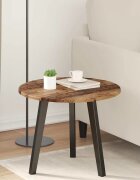 vidaXL Топ за маса Ø 50 x 15 cm Кръгла Инженерна дървесина