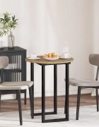 vidaXL Топ за маса Ø 60 x 15 cm Кръгла Инженерна дървесина