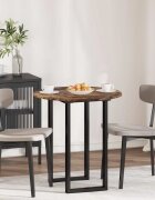 vidaXL Топ за маса Ø 70 x 15 cm Кръгла Инженерна дървесина
