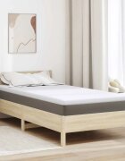 vidaXL Топер за матрак от мемори пяна 90 x 200 cm Thick Меко Бяло