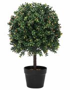 vidaXL Топка от бук Зелен 35 x 35 x 50 см Пластмаса