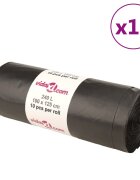 vidaXL Торбички за боклук 150 бр черни 240 л