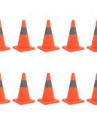 vidaXL Трафик конуси 10 бр 42 см