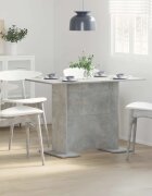 vidaXL Трапезна маса 110 x 60 x 75 cm Инженерна дървесина Правоъгълна