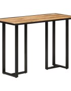 vidaXL Трапезна маса 110x55x755 cм мангово дърво масив