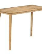 vidaXL Трапезна маса 112x52x76 cм мангово дърво масив