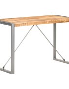 vidaXL Трапезна маса 120x60x75 cм мангово дърво масив
