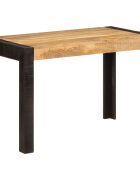 vidaXL Трапезна маса 120x60x76 cм мангово дърво масив