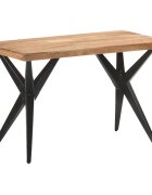 vidaXL Трапезна маса 120x60x76 см акациево дърво масив