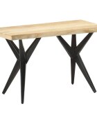 vidaXL Трапезна маса 120x60x76 см мангово дърво масив
