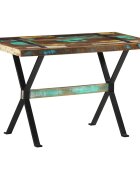 vidaXL Трапезна маса 120x60x76 см регенерирано дърво масив