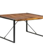vidaXL Трапезна маса 140x140x75 см масивно дърво