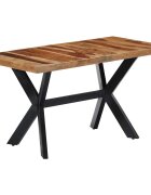 vidaXL Трапезна маса 140x70x75 cм акациево дърво масив