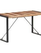 vidaXL Трапезна маса 140x70x75 см масивна дървесина