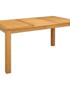 vidaXL Трапезна маса 150 x 85 x 75 см Масивен дъб Натурално