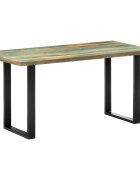 vidaXL Трапезна маса 160x80х75 cм регенерирано дърво масив