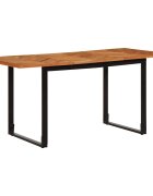 vidaXL Трапезна маса 160x80x75 cм акация масив