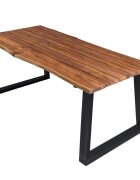 vidaXL Трапезна маса 170x90x75 см акациево дърво масив