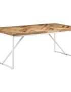 vidaXL Трапезна маса 180x90x76 cм акация и манго масив