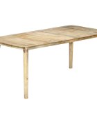 vidaXL Трапезна маса 180x90x76 cм мангово дърво масив
