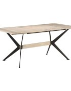 vidaXL Трапезна маса 180x90x76 cм мангово дърво масив