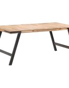 vidaXL Трапезна маса 180x90x76 см мангово дърво масив