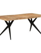 vidaXL Трапезна маса 180x90x77 см акациево дърво масив