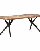 vidaXL Трапезна маса 200x90x76 см регенерирано дърво масив