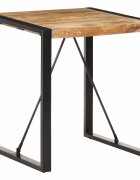 vidaXL Трапезна маса 70x70x75 cм грубо мангово дърво масив