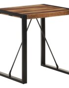 vidaXL Трапезна маса 70x70x75 cм масивна акациева дървесина