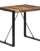 vidaXL Трапезна маса 80x80x75 см масивна дървесина