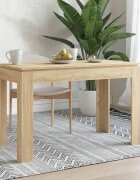 vidaXL Трапезна маса дъб сонома 120x60x76 см инженерно дърво