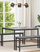 vidaXL Трапезни маси 110 x 110 x 75 cm Инженерна дървесина Сив Сонома