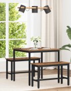 vidaXL Трапезни маси 80 x 80 x 75 cm Инженерна дървесина Квадратна