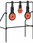 vidaXL Цел за нулиране Черно 26 x 13 x 31 см Стомана