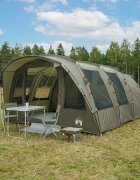 vidaXL Тунелна палатка 427 x 315 x 178 см Маслиненозелено