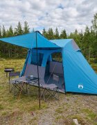 vidaXL Тунелна палатка Синьо 475 x 220 x 192 см