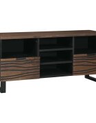 vidaXL ТВ Единици 100 x 33 x 46 см Орех Инженерна дървесина