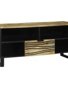 vidaXL ТВ Единици 105 x 33 x 46 см Кафяво Инженерна дървесина