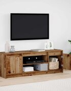 vidaXL ТВ Единици 1395 x 34 x 50 см Кафяво Инженерна дървесина