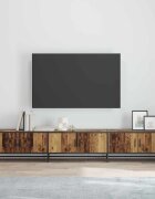 vidaXL ТВ Единици 240 x 35 x 41 см Старо дърво Инженерна дървесина