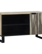 vidaXL ТВ Единици 80 x 33 x 46 см Бяло Инженерна дървесина