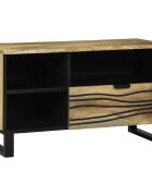 vidaXL ТВ Единици 80 x 33 x 46 см Кафяво Инженерна дървесина