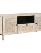 vidaXL ТВ Единици с чекмедже Бяло 105 x 33 x 46 см Инженерно дърво