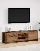 vidaXL ТВ Единици Старо дърво 140 x 34 x 40 см Инженерна дървесина